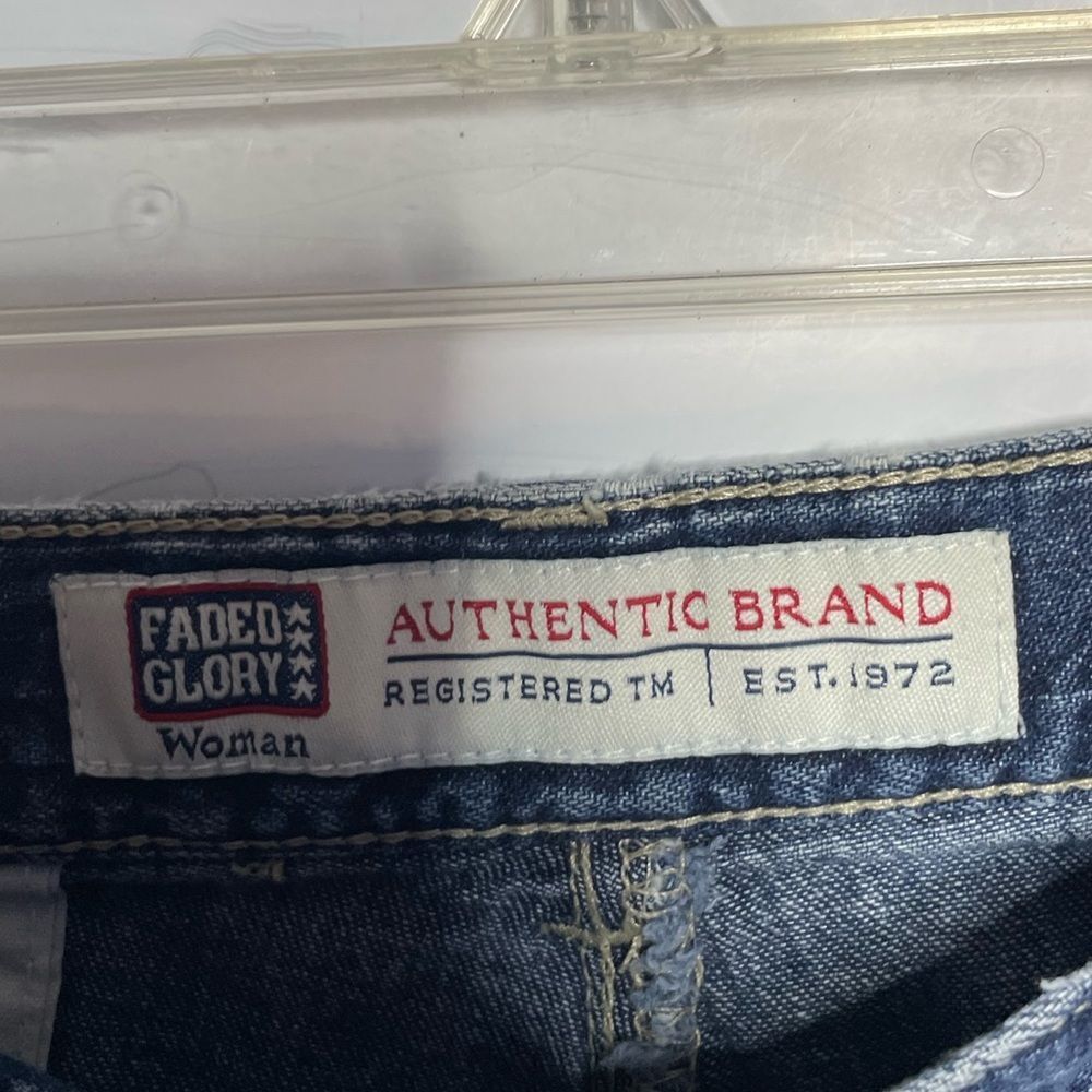 5 for $25🔥Faded Glory Vintage Denim Jean Shorts Size 26W - Picture 3 of 5
